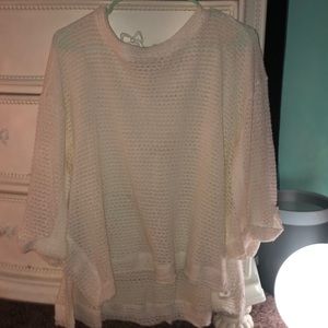 waffle knit sweater
